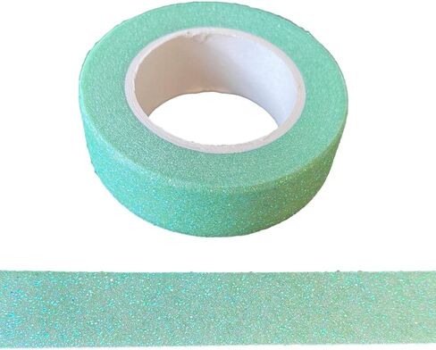 Syntego Red Glitter Washi Tape Decorative Craft Self Adhesive Stick On Sticky Glitter Trim in Kuwait