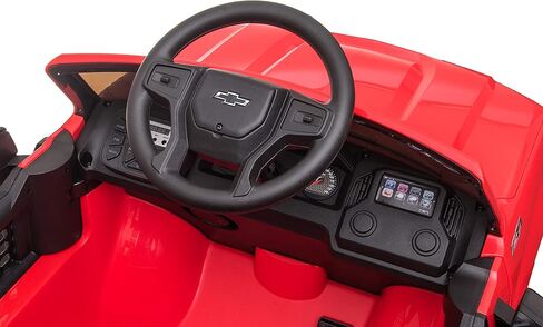 داكوت تشيفي سيلفرادو Z71 تريل بوس مونستر شاحنة بأربعة محركات قوية 12 فولت 4 × 4 عجلات كبيرة للركوب على شاحنة مونستر للأطفال., أبيض in Kuwait