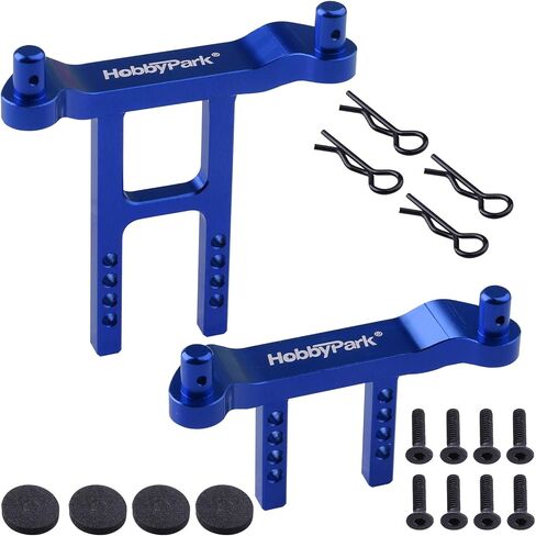 Hobbypark Aluminum Body Mounts Posts (Front & Rear), Clips, Washers for Traxxas 1/18 LaTrax Teton, Desert Prerunner, Replacement Parts of 7615 (Green) in Saudi Arabia