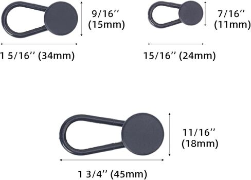 موسع زر الخصر للبنطلونات من تيون: 18 قطعة من وصلات تمديد الأزرار للجينز - موسع خصر السراويل للنساء والرجال - تمديد خصر البنطلون 0.5/1/1.4 انش - 3 الوان توسيع حزام الخصر in Kuwait