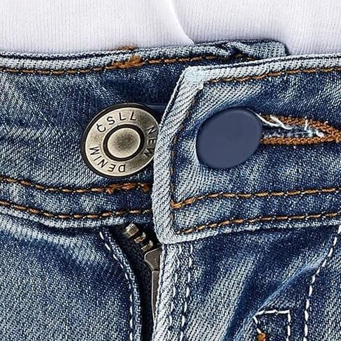 موسع زر الخصر للبنطلونات من تيون: 18 قطعة من وصلات تمديد الأزرار للجينز - موسع خصر السراويل للنساء والرجال - تمديد خصر البنطلون 0.5/1/1.4 انش - 3 الوان توسيع حزام الخصر in Kuwait