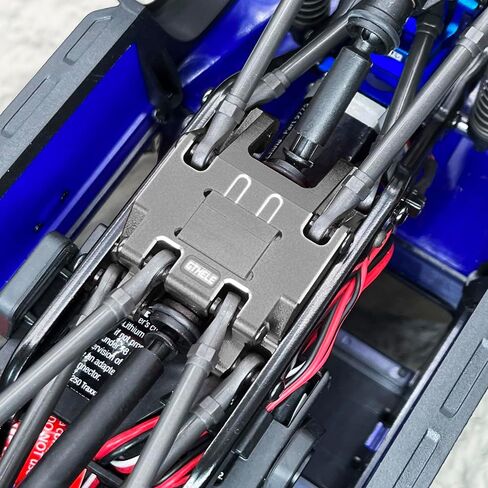 GTHELE لوحة انزلاقية ناقل الحركة من الألومنيوم لسيارة Traxxas 1/18 TRX4M ترقية أجزاء RC الزاحف (تيتانيوم) in Kuwait