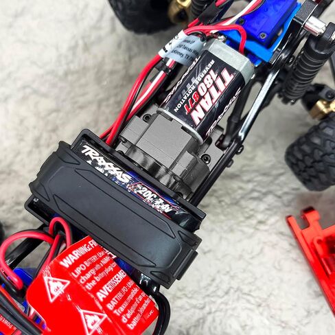 GTHELE لوحة انزلاقية ناقل الحركة من الألومنيوم لسيارة Traxxas 1/18 TRX4M ترقية أجزاء RC الزاحف (تيتانيوم) in Kuwait