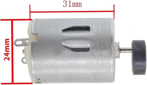 Sopepoyie Mini Vibration Motor Mini Vibration Motor DC 6V 8000RPM لاستبدال الألعاب الكهربائية - (4 قطع) in Saudi Arabia