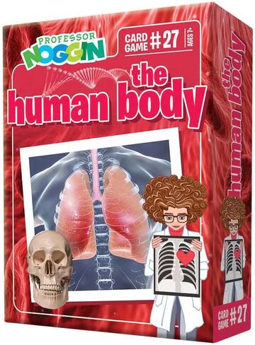Outset Media Professor Noggin's Human Body Trivia Card Game - an Educational Trivia Based Card Game for Kids - Trivia, True or False, and Multiple Choice - Ages 7+ - Contains 30 Trivia Cards in Saudi Arabia