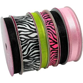 Morex Ribbon 6-Pack Polyester/Nylon Sweet Petite Ribbon, Sweet Baby, 28-Yd