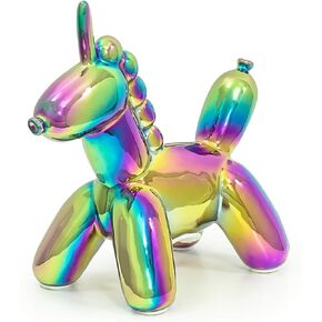Made By Humans Balloon Money Bank - Baby Unicorn - Cool Unicorn Piggy Bank Gift for Kids and Adults (GOLD)