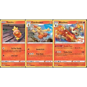 Blaziken 024/189 - Darkness Ablaze - مجموعة بطاقات بوكيمون Evolution 3 - رقائق معدنية - المرحلة 2 in Kuwait