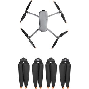 زوجان من المراوح القابلة للطي 8747F شفرات لملحقات DJI Mavic Air 3، منخفضة الضوضاء، مراوح التثبيت السريع ملحقات الطائرة بدون طيار باللون البرتقالي in Kuwait