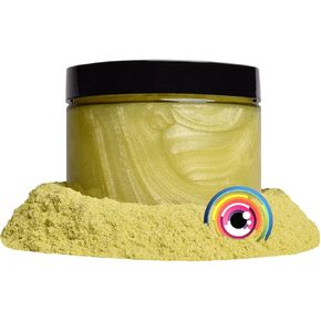 Eye Candy Pigments Premium Yellow Mica Powder - Tampopo Yellow (50gr) - for Epoxy, Resin, Soap, Paint, Woodworking, Acrylic Pouring, Bath Bombs, Fishing Lures - DIY Arts and Crafts Additive in Saudi Arabia