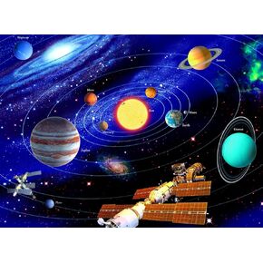 لغز الصور المقطوعة من Ravensburger Cosmic Exploration 200 قطعة مقاس XXL للأطفال - 12692 - كل قطعة فريدة من نوعها، القطع تتلاءم معًا بشكل مثالي، متعدد الألوان، 19.5 بوصة × 14.25 بوصة in Kuwait