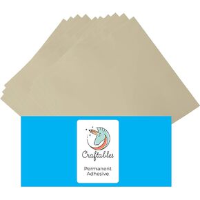 أوراق فينيل بيج من كرافتبابلز - متينة ولاصقة ولامعة ومقاومة للماء | (10) 30.48 سم × 30.48 سم - للحرف اليدوية والكريكوت والصورة الظلية والتعبيرات والكاميو والعلامات in Kuwait