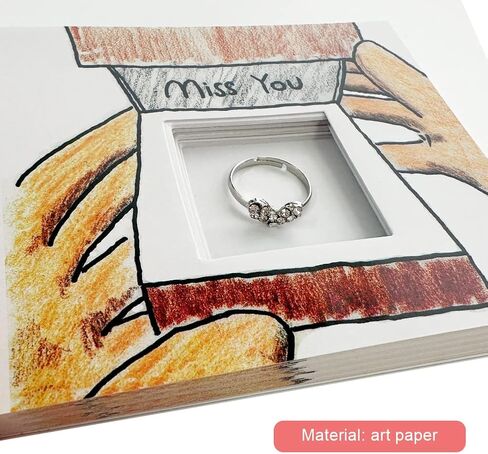 كتاب قلاب للاقتراح الإبداعي من AB Crew مع ثقوب، حلقة إخفاء، كتاب قلاب، مفاجأة، كتاب قلاب، كتاب قلاب مقترح، دعائم اقتراح لعيد الميلاد، الذكرى السنوية لعيد الحب، عيد الحب in Kuwait