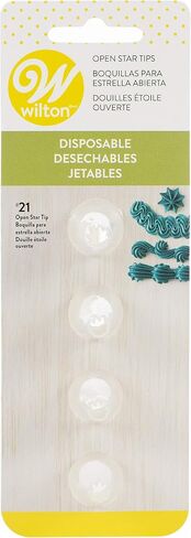 Wilton Disposable Cake Tips 4/Pkg-No. 21 in Saudi Arabia
