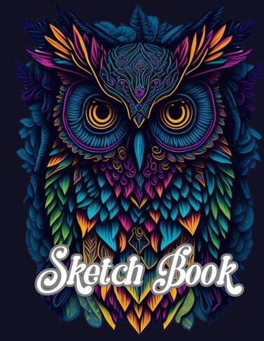 Sketch Book The Owl: Notebook for Drawing, Writing, Painting, Sketching or draw a picture, 120 Pages, 8.5x11 in Saudi Arabia