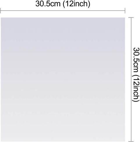 20 قطعة 6 مل 12 × 12 بوصة استنسل فارغ من مادة مايلر شفافة للاستنسل (6mil-20 قطعة) in Kuwait