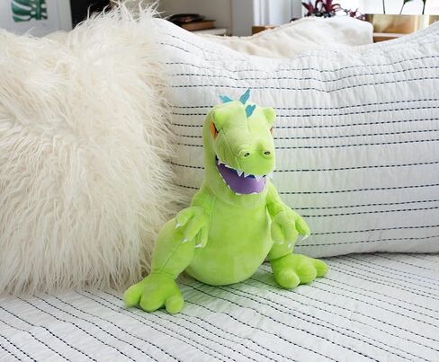 Nickelodeon Rugrats Reptar 15-Inch Character Plush Toy | Soft Cute Plushies and Big Stuffed Animals, Cartoon Gifts and Collectibles | Kids Room Decor, Bedroom Accessories in Saudi Arabia