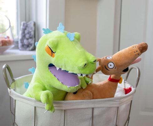 Nickelodeon Rugrats Reptar 15-Inch Character Plush Toy | Soft Cute Plushies and Big Stuffed Animals, Cartoon Gifts and Collectibles | Kids Room Decor, Bedroom Accessories in Saudi Arabia