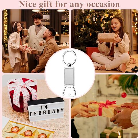 10 Piece Sublimation Keychain Blanks Products or Metal Sublimation Bottle Opener for Aluminum Heat transfers or DIY Personalized Sublimation Photos-Easy to Sublimate(Gift Box Packing) in Saudi Arabia