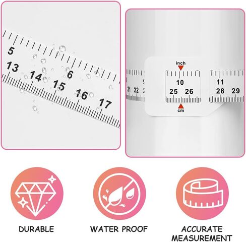 جهاز قياس عرض كوب التسامي من Aolso، 2 في 1، قياس عرض وقرصة فراغات التسامي، شريط قياس بهلوان مع 6 قطع شريط نانو لأكواب التسامي، منتجات فراغات التسامي in Kuwait