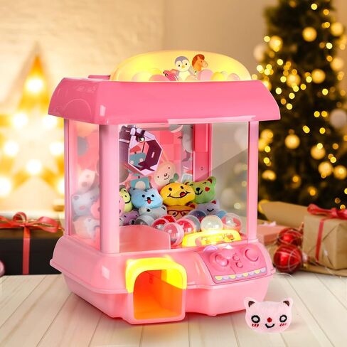 آلة مخلب سيريليم للأطفال، لعبة آلة مخلب بجهاز تحكم عن بعد 2.4 جيجا، لعبة آلة مخلب صغيرة لعبة داخلية مع نظام ذكي للموسيقى والإضاءة للحفلات، من أجل 3 4 5 6 فتيات in Kuwait