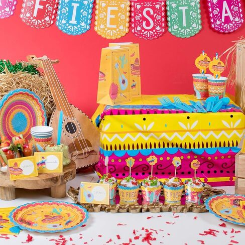 جويفل تويز مفرش طاولة من فيستا، غطاء طاولة بلاستيكي كبير جدا 108 انش × 54 انش لسينكو دي مايو تاكو ليلة عيد ميلاد مكسيكية حفلة تاكو الثلاثاء in Kuwait