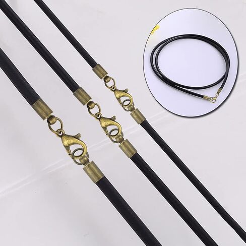 20 Pack Lobster Claw Clasp End Caps Tips Clasp Connector End Tip with Loop Ring for DIY Tassel Bracelet Necklace Jewelry Making (Bronze) in Kuwait
