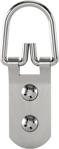 OOK 535916 مرآة بحلقة على شكل حرف D ReadyScrew وشماعات صور، فولاذ، مطلي بالزنك، 25 رطلًا (14 مجموعة) in Kuwait