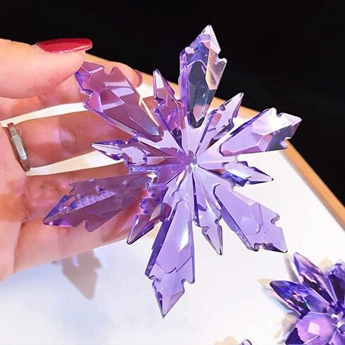 5 قطع قوالب راتنج عيد الميلاد - قالب راتنج ندفة الثلج كبير ثلاثي الأبعاد لتزيين عيد الميلاد بنفسك، سلسلة مفاتيح، قوالب زينة عيد الميلاد للراتنج أو صب الإيبوكسي in Kuwait