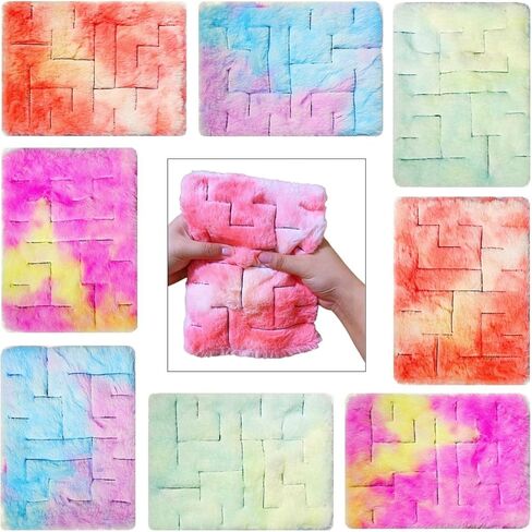 LCPQMZGH 8 قطع من حصيرة المتاهة الرخامية ألعاب تخفيف التوتر الحسية لتخفيف التوتر والقلق وتحسين التركيز (8.7 × 6.9 بوصة) in Kuwait