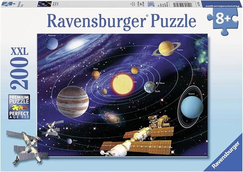 لغز الصور المقطوعة من Ravensburger Cosmic Exploration 200 قطعة مقاس XXL للأطفال - 12692 - كل قطعة فريدة من نوعها، القطع تتلاءم معًا بشكل مثالي، متعدد الألوان، 19.5 بوصة × 14.25 بوصة in Kuwait