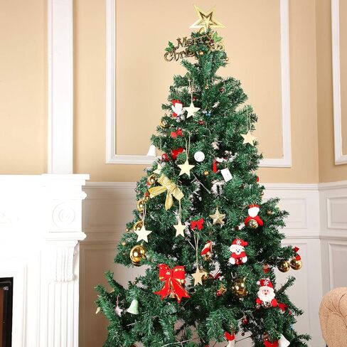 Tatuo 100 Pieces Christmas Wooden Star Ornaments Star Wooden Ornaments Cutouts for Crafts Hanging Ornaments with Ropes for Embellishments, Wedding, DIY, Craft, Festival in Kuwait