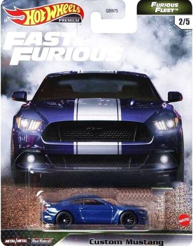 Hot Wheels Premium Fast & Furious Fleet Complete Set of 5 Diecast Vehicles from GBW75-956N Release in Saudi Arabia