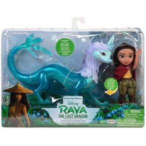 Disney Raya and The Last Dragon 6-Inch Petite Raya Doll and Feature Sisu Dragon Figure Gift Set in Saudi Arabia