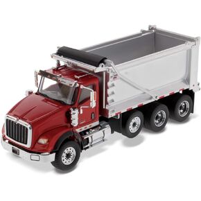 1:50 انترناشيونال HX620 مع محور دفع - غطاء محرك مفتوح - محرك كومينز - أبواب مفتوحة وداخلية + هيكل ثور كابينة تفريغ - احمر + تفريغ - سلسلة نقل ماسترز 71076 in Saudi Arabia