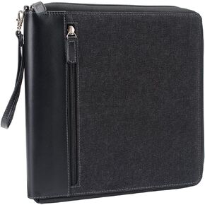 Global Art Materials Coloring Book Travel Case, Black, 10-1/2" x 12-1/2"/Large