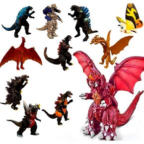 JAYKENIXO 10pcs Small Dragons and Destroyah Action Figures Toys Set in Kuwait