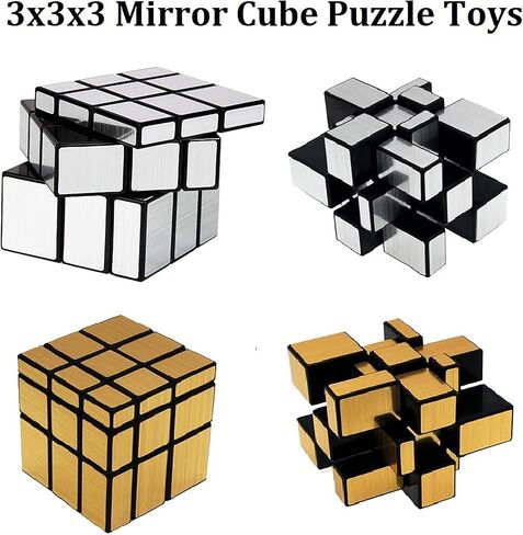 Shengshou 3x3x3 أحجية مكعب مرآة سحرية فضي in Kuwait