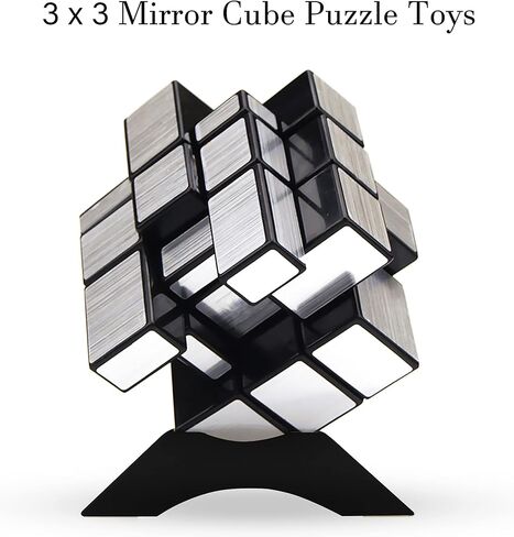 Shengshou 3x3x3 أحجية مكعب مرآة سحرية فضي in Kuwait