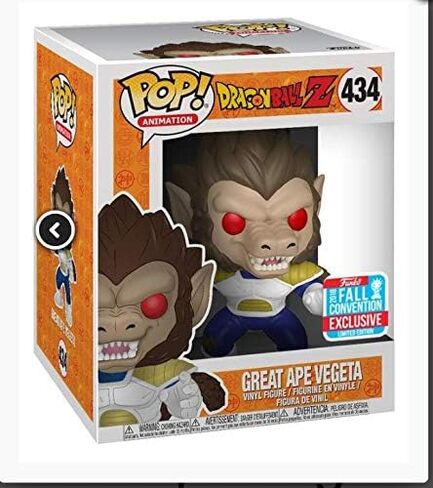 NYCC 2018 - فانكو POP! الرسوم المتحركة: Dragonball Z - Great Ape Vegeta [6 بوصة] #434 - حصري مشترك! in Kuwait