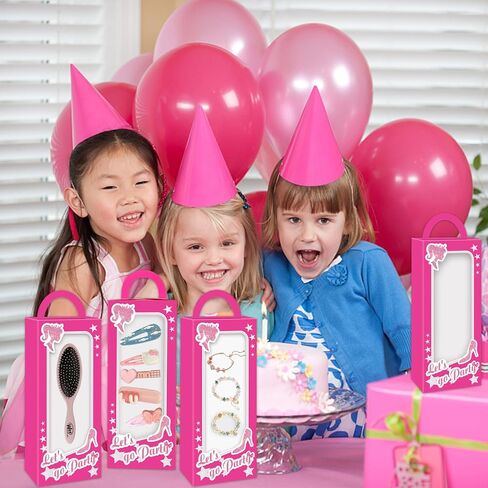 20 قطعة من صناديق هدايا حفلات الدمية الوردية الساخنة، صناديق هدايا لحفلات الفتيات الوردية الساخنة العازبة وحفلات أعياد الميلاد وصناديق الحلوى لدمية التسعينات وحفلات أعياد الميلاد وحفلات أعياد الميلاد وحفلات الزفاف وحفلات الزفاف in Kuwait