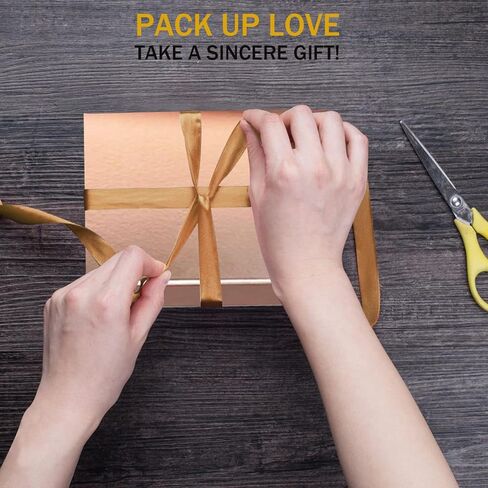 REJODA 2 حزمة من علب هدايا عيد الميلاد مع أغطية مغناطيسية، صندوق هدايا ذهبي وردي للهدايا مع شريط، صندوق اقتراح وصيفة العروس، أعياد الميلاد، هدايا الزفاف، تغليف هدايا فاخرة للنساء in Kuwait