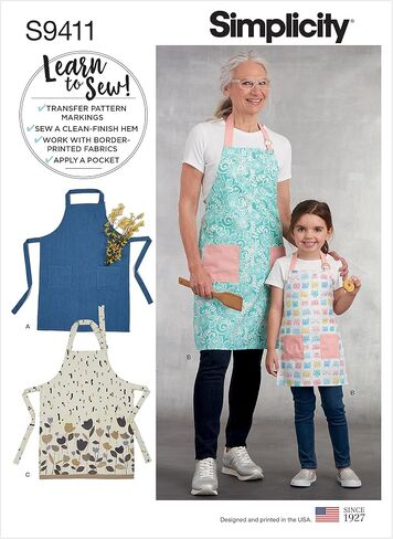 Simplicity Patterns S-L, Sizes in Saudi Arabia