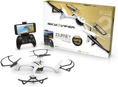Sky Viper Journey GPS Drone White/Black in Kuwait