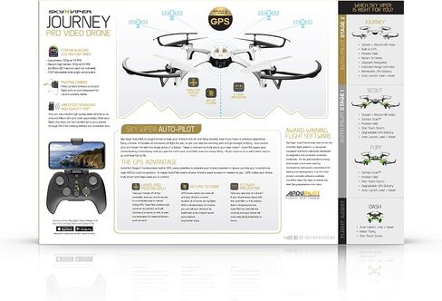 Sky Viper Journey GPS Drone White/Black in Kuwait