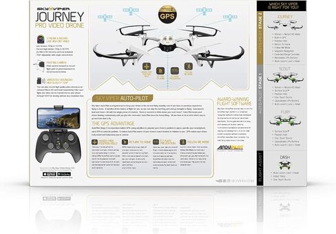Sky Viper Journey GPS Drone White/Black in Kuwait