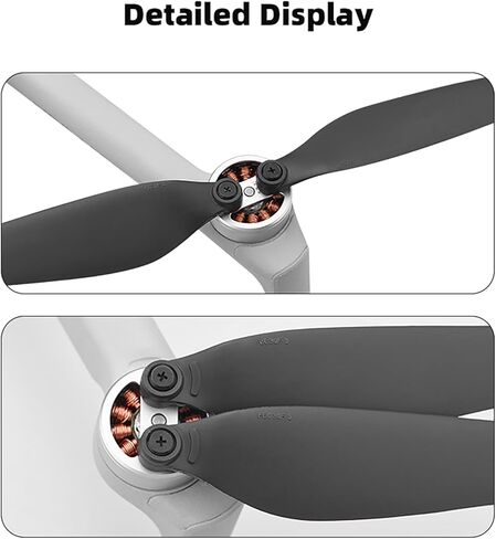 16 قطعة من مراوح ميني 4 برو لطائرة درون دي جيه اي ميني 4 برو بجناح خفيف الوزن مع ملحقات براغي، برتقالي in Kuwait