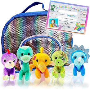 Unicorn Stuffed Animals for Girls - Full Set of Unicorn Toys for Girls Age 3 4 5 6 7 8 Year Old Little - Unicorns Gifts for Kids - Girl Plushies Stuffed Animal Plush Squishies Rainbow Toy Purse