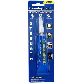 20g Ceramic,Metal Glue, Glue for Ceramic,Metal, Super Glue All Purpose Adhesive, Instantly Strong Adhesive for bonding Ceramic,Pottery,Glass,Metal,Leather,Plastic,Rubber in Kuwait