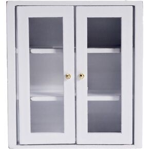 1 12 Scale Dollhouse Furniture Miniature Kitchen Cabinet Wood Wall Display Shelf Dollhouse Kitchen Accessory for Wooden Dollhouse Decoration Miniature House Furniture Living Room in Kuwait